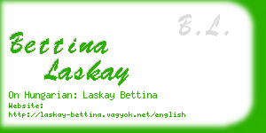 bettina laskay business card